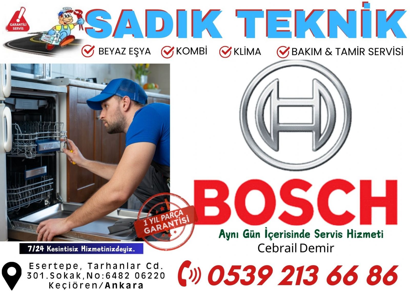 Esertepe Bosch Servisi